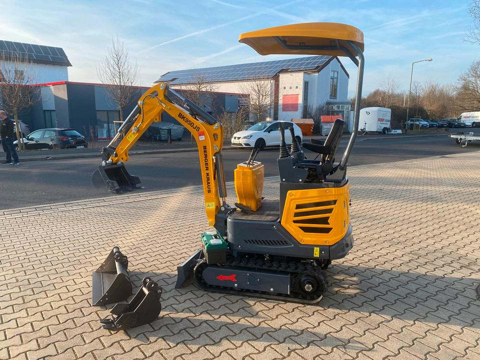 Minibagger BK950JS + Schaufelpaket *INKL.19% MWST*BERGER KRAUS*KABINE*SOFORT!* - Mini escavadeira: foto 3 Minibagger BK950JS + Schaufelpaket *INKL.19% MWST*BERGER KRAUS*KABINE*SOFORT!* - Mini escavadeira: foto 3