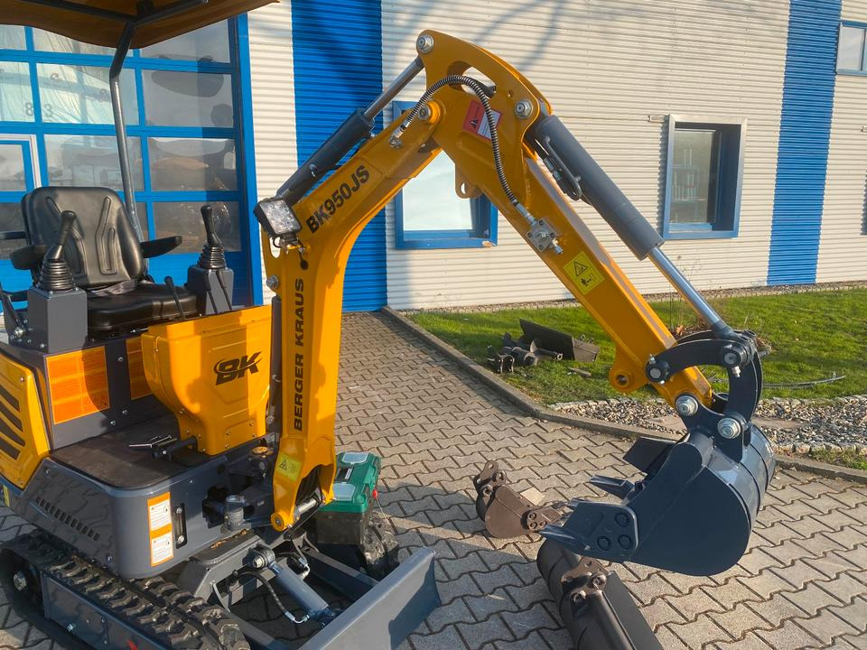 Mini escavadeira Minibagger BK950JS + Schaufelpaket *INKL.19% MWST*BERGER KRAUS*KABINE*SOFORT!*: foto 10