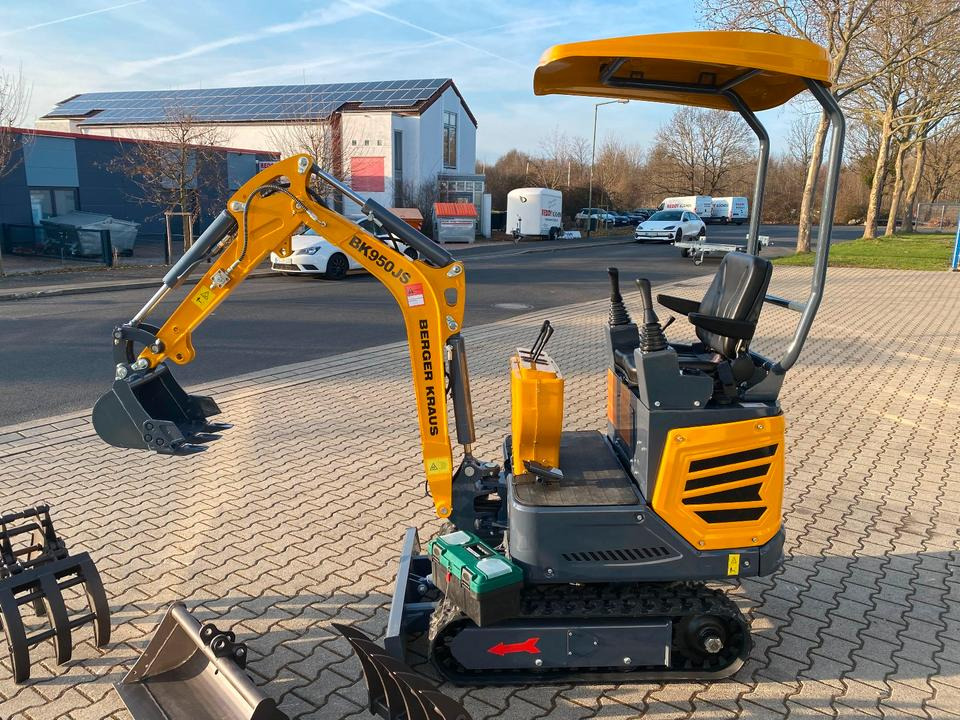 Minibagger BK950JS + Zubehör *INKL.19% MWST*BERGER KRAUS*JOYSTICK*SOFORT!* - Mini escavadeira: foto 5 Minibagger BK950JS + Zubehör *INKL.19% MWST*BERGER KRAUS*JOYSTICK*SOFORT!* - Mini escavadeira: foto 5