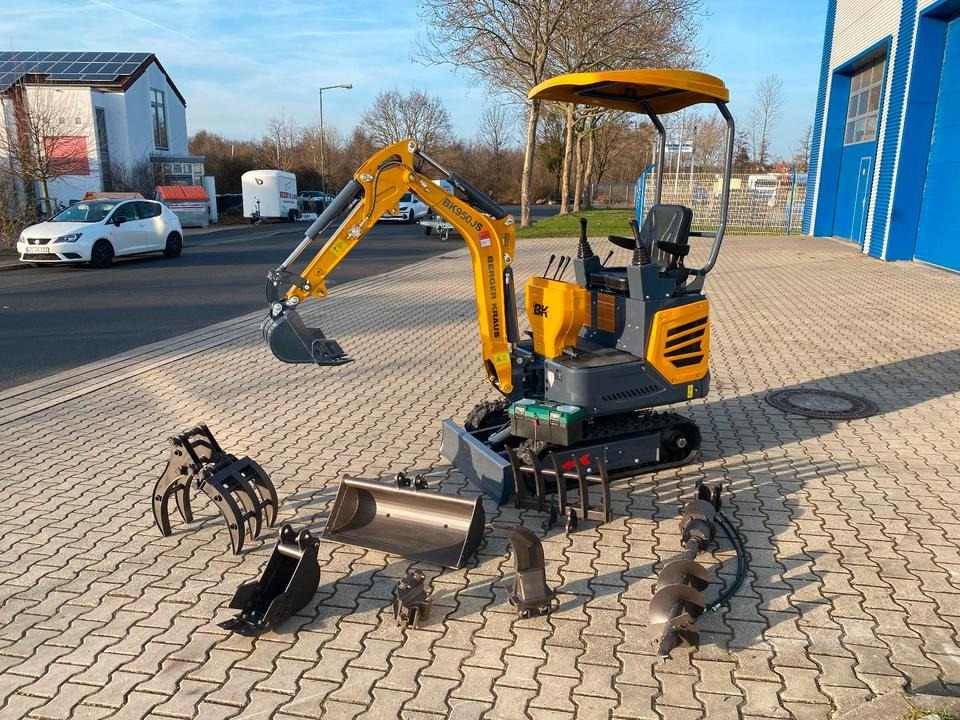 Minibagger BK950JS + Zubehör *INKL.19% MWST*BERGER KRAUS*JOYSTICK*SOFORT!* - Mini escavadeira: foto 2 Minibagger BK950JS + Zubehör *INKL.19% MWST*BERGER KRAUS*JOYSTICK*SOFORT!* - Mini escavadeira: foto 2