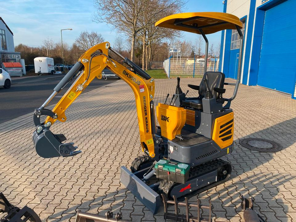 Minibagger BK950JS + Zubehör *INKL.19% MWST*BERGER KRAUS*JOYSTICK*SOFORT!* - Mini escavadeira: foto 4 Minibagger BK950JS + Zubehör *INKL.19% MWST*BERGER KRAUS*JOYSTICK*SOFORT!* - Mini escavadeira: foto 4