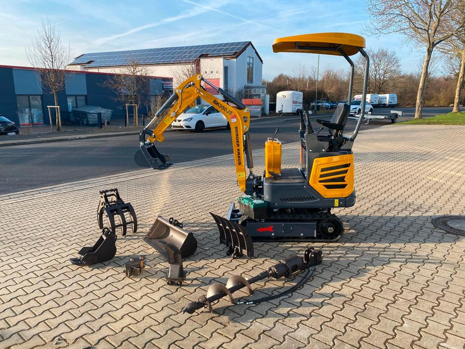 Minibagger BK950JS + Zubehör *INKL.19% MWST*BERGER KRAUS*JOYSTICK*SOFORT!* - Mini escavadeira: foto 3 Minibagger BK950JS + Zubehör *INKL.19% MWST*BERGER KRAUS*JOYSTICK*SOFORT!* - Mini escavadeira: foto 3