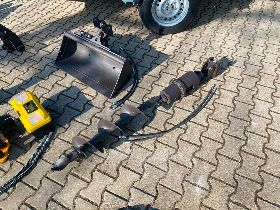 Mini escavadeira, Reboque Minibagger BK950KS + Anhänger + Zubehör *INKL.19% MWST*BERGER KRAUS*KABINE*SOFORT!*: foto 14