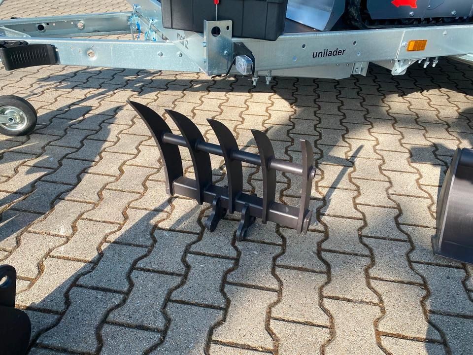 Mini escavadeira, Reboque Minibagger BK950KS + Anhänger + Zubehör *INKL.19% MWST*BERGER KRAUS*KABINE*SOFORT!*: foto 19