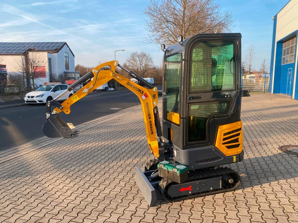 Minibagger BK950KS *INKL.19% MWST*BERGER KRAUS*KABINE*SOFORT!* - Mini escavadeira: foto 2 Minibagger BK950KS *INKL.19% MWST*BERGER KRAUS*KABINE*SOFORT!* - Mini escavadeira: foto 2