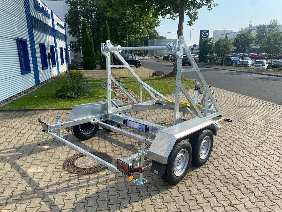 Reboque para bobinas Vermietung / Kabelanhänger 3500KG / Nutzlast 2825KG / Kabeltrommel-Anhänger / Glasfaser/ 1 Monat: foto 6