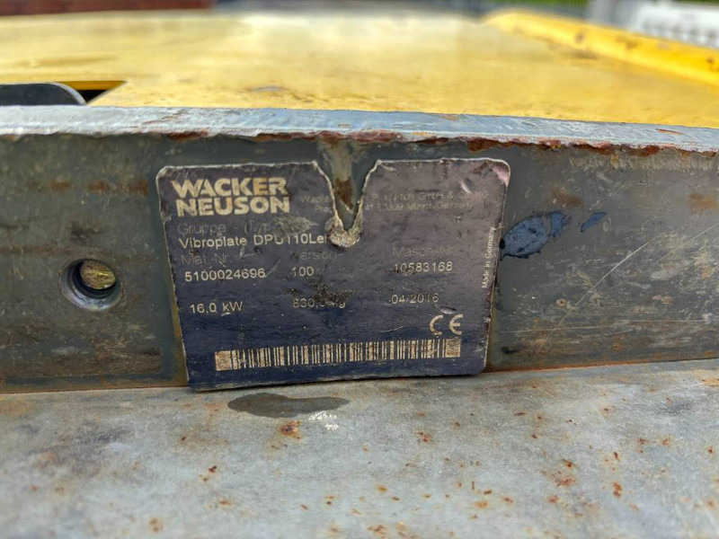 WACKER NEUSON DPU110 Lem 970 - Placas vibratórias: foto 5 WACKER NEUSON DPU110 Lem 970 - Placas vibratórias: foto 5