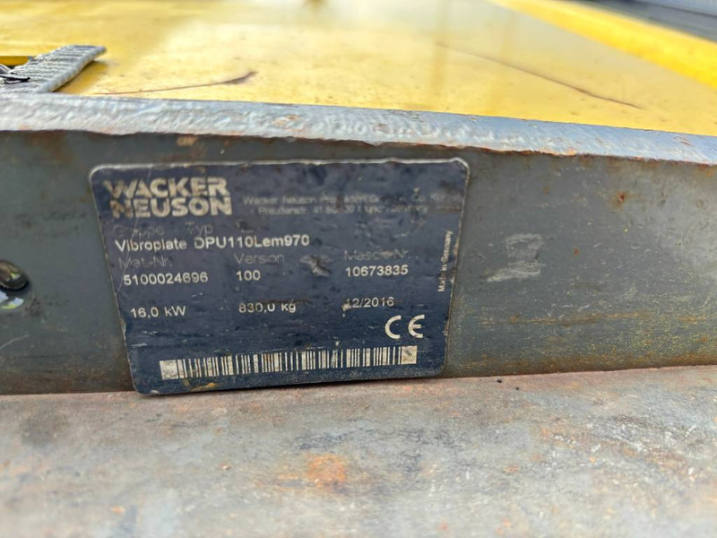 WACKER NEUSON DPU110Lem970 - Placas vibratórias: foto 5 WACKER NEUSON DPU110Lem970 - Placas vibratórias: foto 5