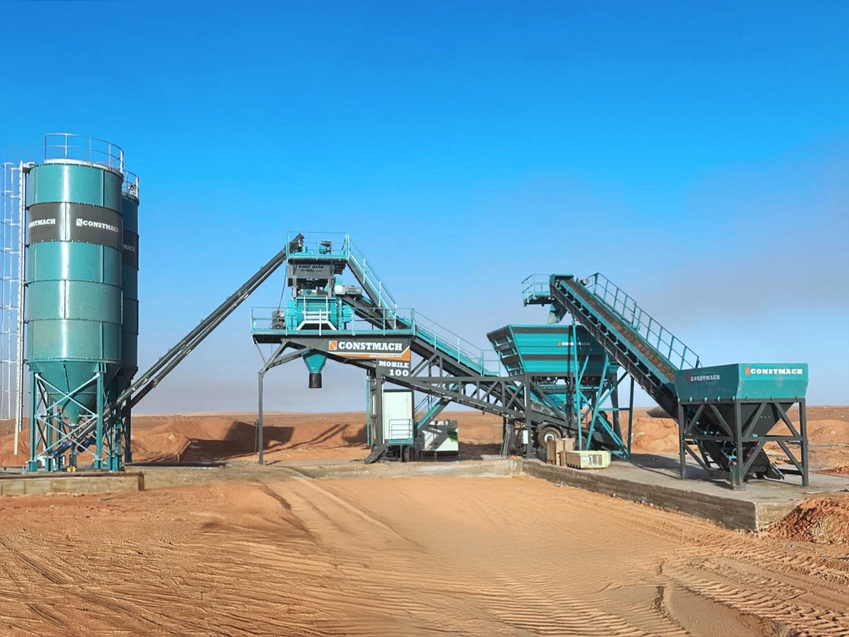 Usina de concreto nuevo Constmach 100 m³/h Mobile Concrete Batching Plant: foto 6