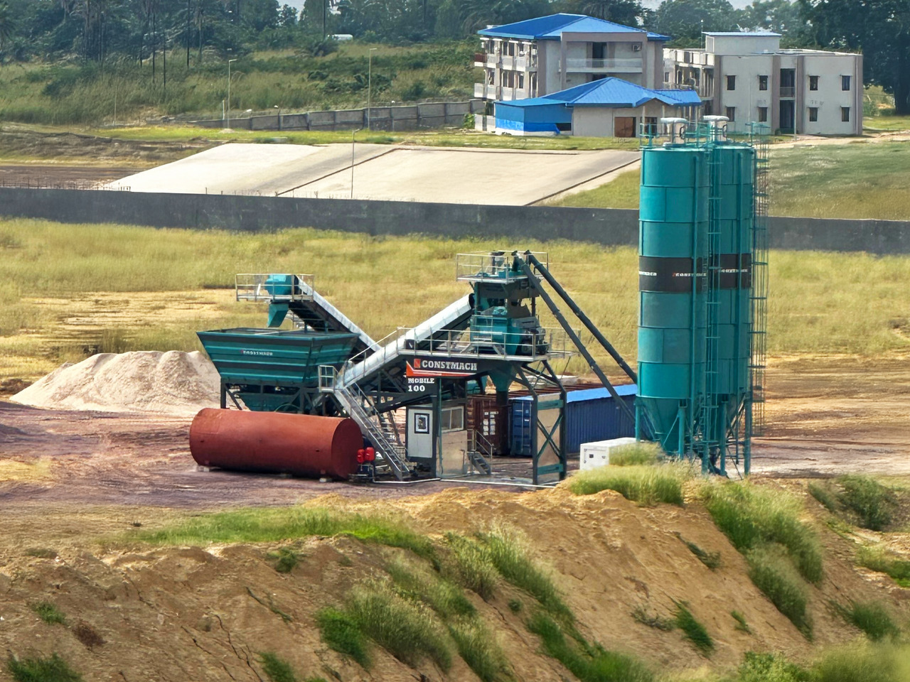 Usina de concreto nuevo Constmach 100 m³/h Mobile Concrete Batching Plant: foto 9