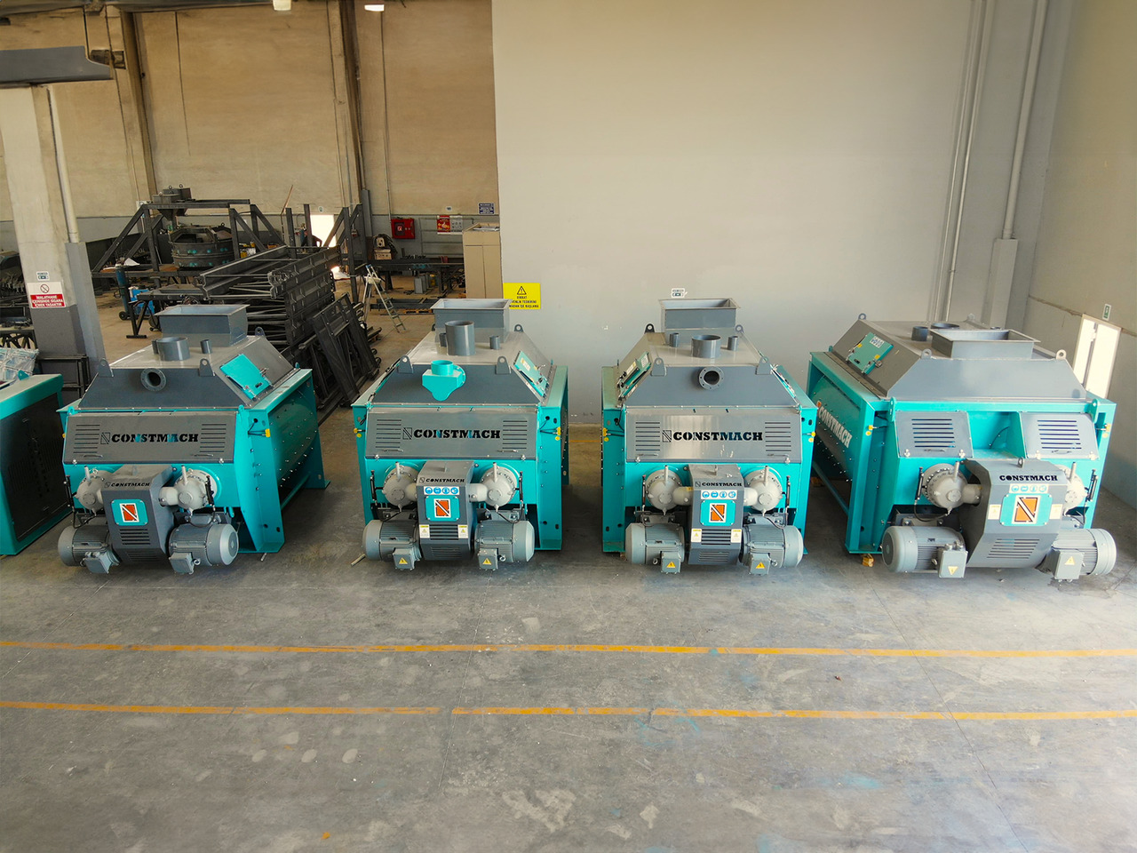 Constmach Mélangeur à Béton à Double Arbre ( Mélangeur à Palettes ) - Betoneira: foto 4 Constmach Mélangeur à Béton à Double Arbre ( Mélangeur à Palettes ) - Betoneira: foto 4