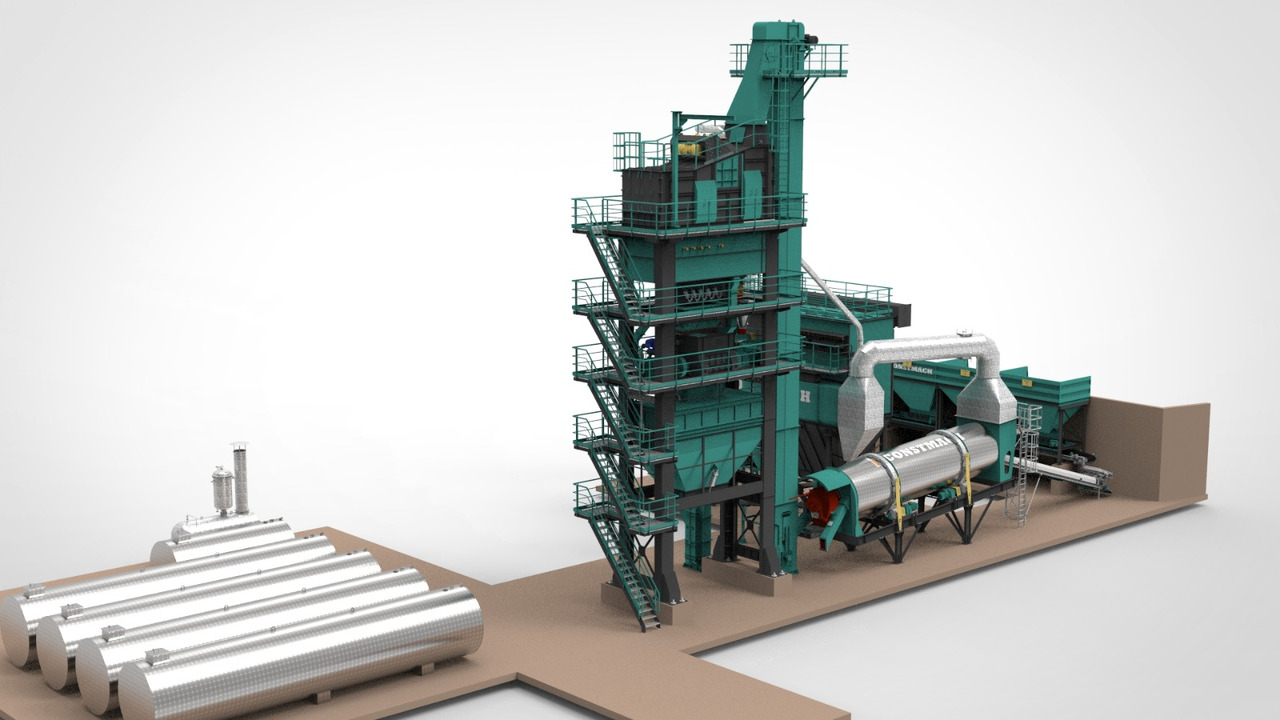 Constmach Stationary Asphalt Plant Delivered in Stock 2 Year Warranty - Usina de asfalto: foto 3 Constmach Stationary Asphalt Plant Delivered in Stock 2 Year Warranty - Usina de asfalto: foto 3