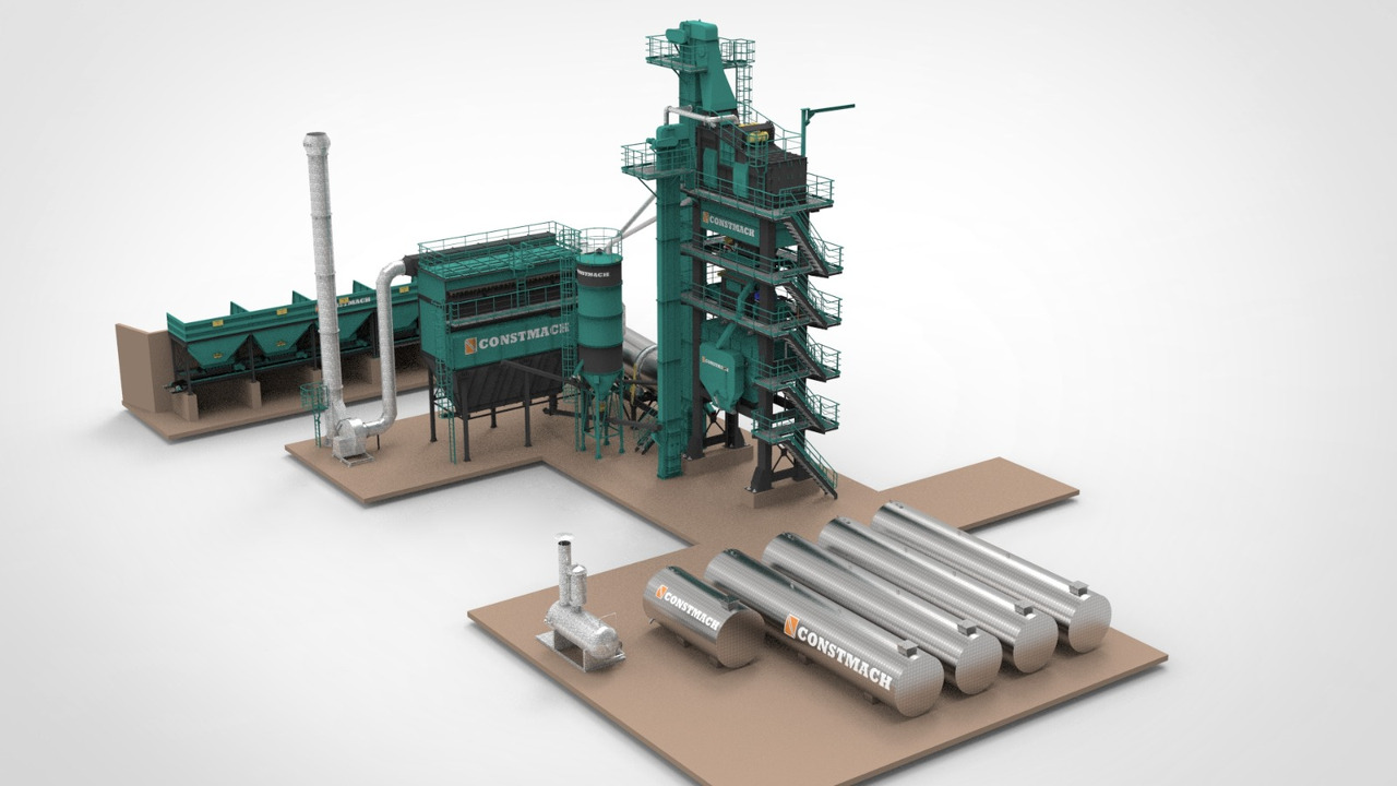 Usina de asfalto nuevo Constmach Stationary Asphalt Plant Delivered in Stock 2 Year Warranty: foto 11