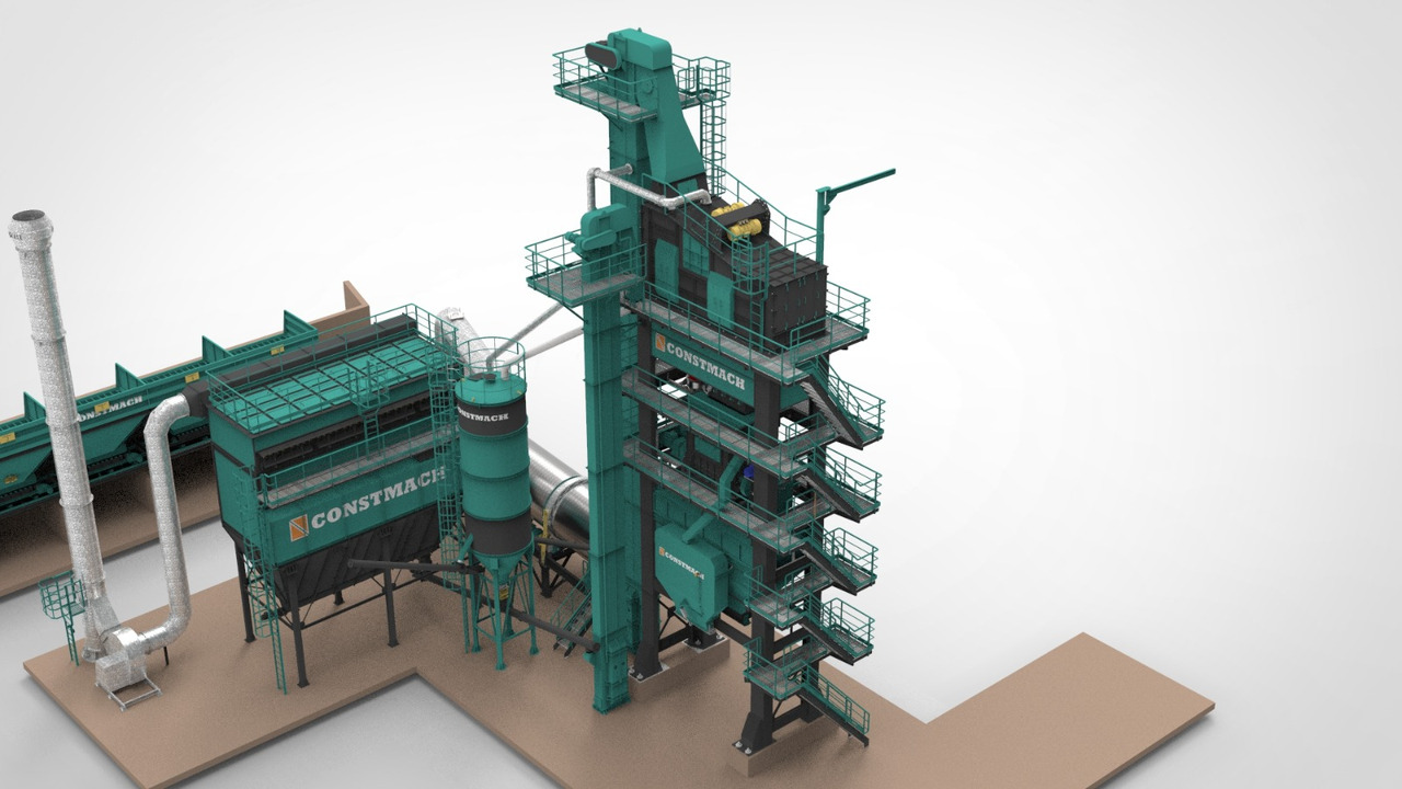 Usina de asfalto nuevo Constmach Stationary Asphalt Plant Delivered in Stock 2 Year Warranty: foto 8