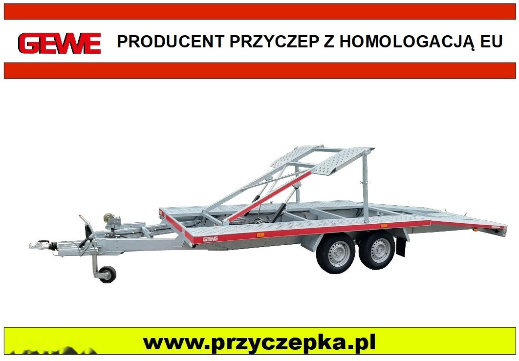 Gewe Laweta piętrowa, hydrauliczna, L3500 F/1 - Reboque transporte de veículos: foto 1 Gewe Laweta piętrowa, hydrauliczna, L3500 F/1 - Reboque transporte de veículos: foto 1
