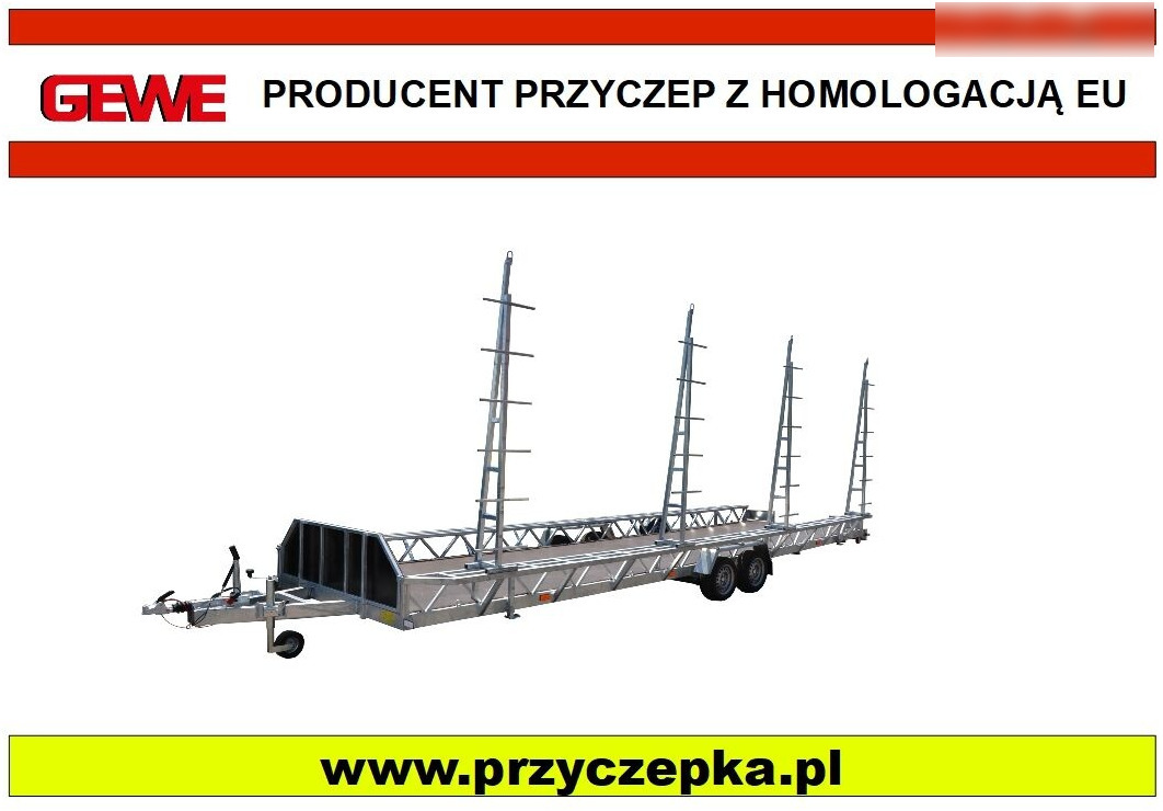 Gewe P3500 G/1 przyczepa do transportu basenów 8,5x1,93 m - Reboque baixa: foto 1 Gewe P3500 G/1 przyczepa do transportu basenów 8,5x1,93 m - Reboque baixa: foto 1