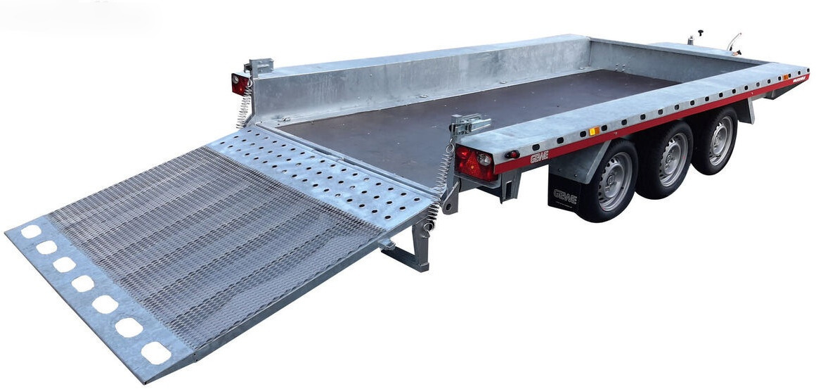Gewe Przyczepa pod minikoparkę 4x1,8m - 3osiowa, B3500 E/1 - Reboque porta máquinas: foto 3 Gewe Przyczepa pod minikoparkę 4x1,8m - 3osiowa, B3500 E/1 - Reboque porta máquinas: foto 3