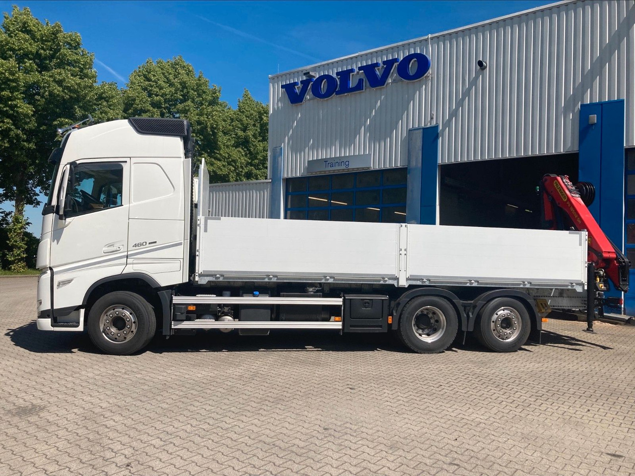 Camião de caixa aberta/ Plataforma, Caminhão grua Volvo FH 6x2 R NLA Luftfederung: foto 7