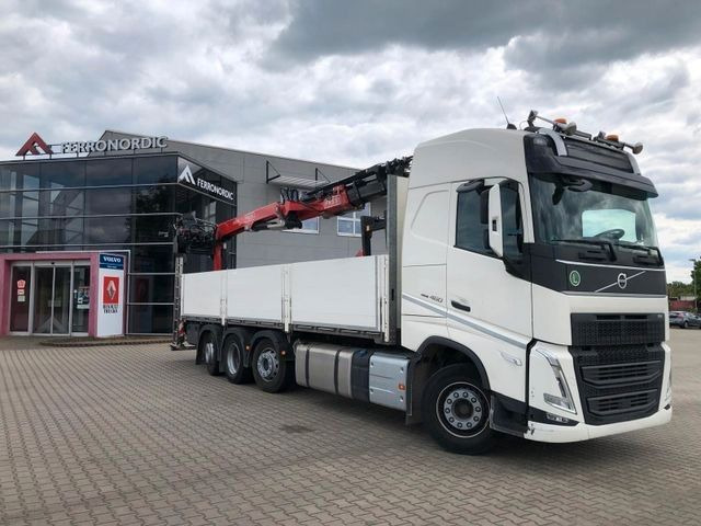 Volvo FH460 8x2 TRIDEM VLA&NLA gelenkt*FASSI F215AS.24 - Camião de caixa aberta/ Plataforma, Caminhão grua: foto 5 Volvo FH460 8x2 TRIDEM VLA&NLA gelenkt*FASSI F215AS.24 - Camião de caixa aberta/ Plataforma, Caminhão grua: foto 5