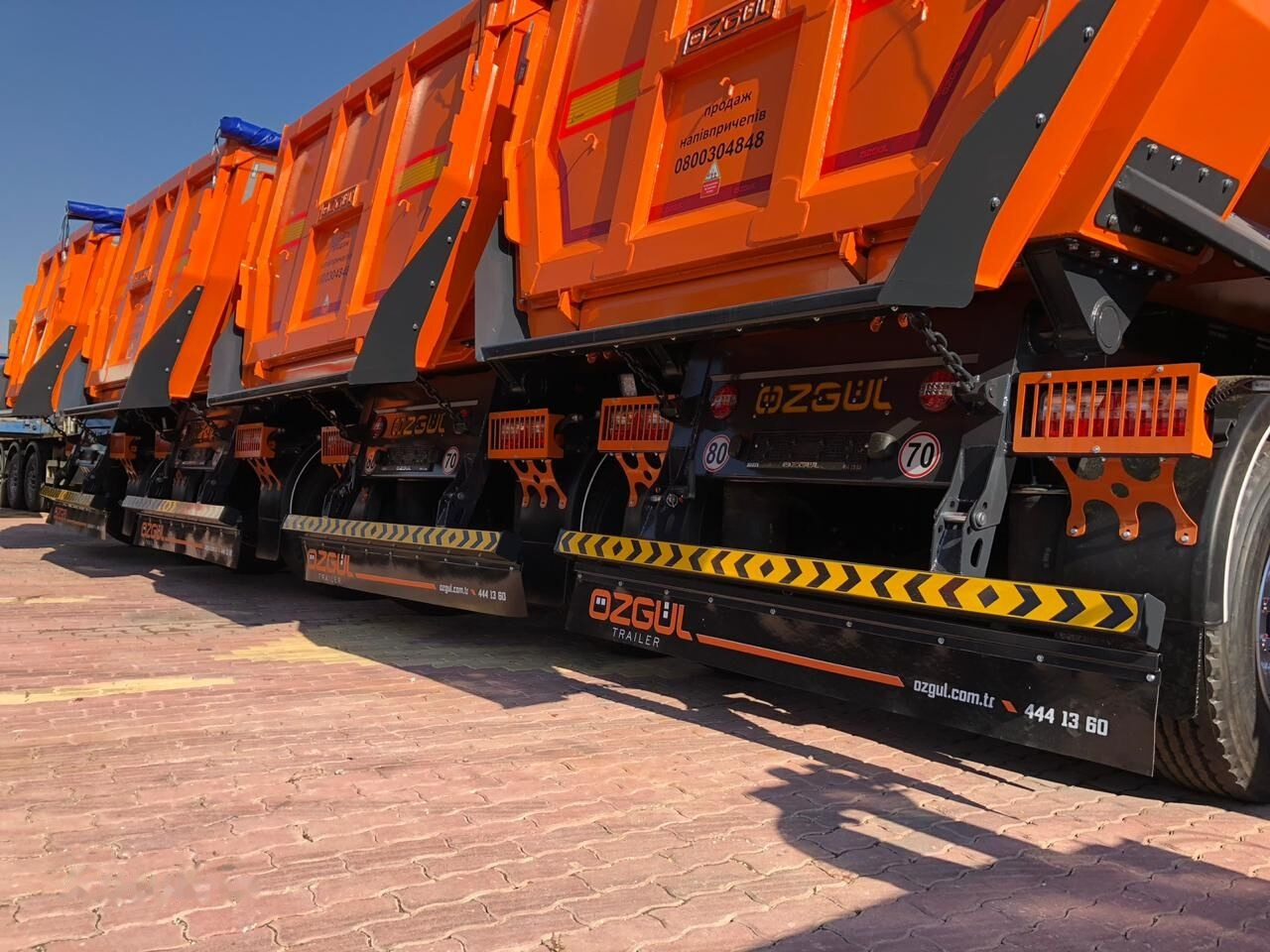 Özgül HALF PIPE TIPPING TRAILER - Semireboque basculante: foto 1 Özgül HALF PIPE TIPPING TRAILER - Semireboque basculante: foto 1
