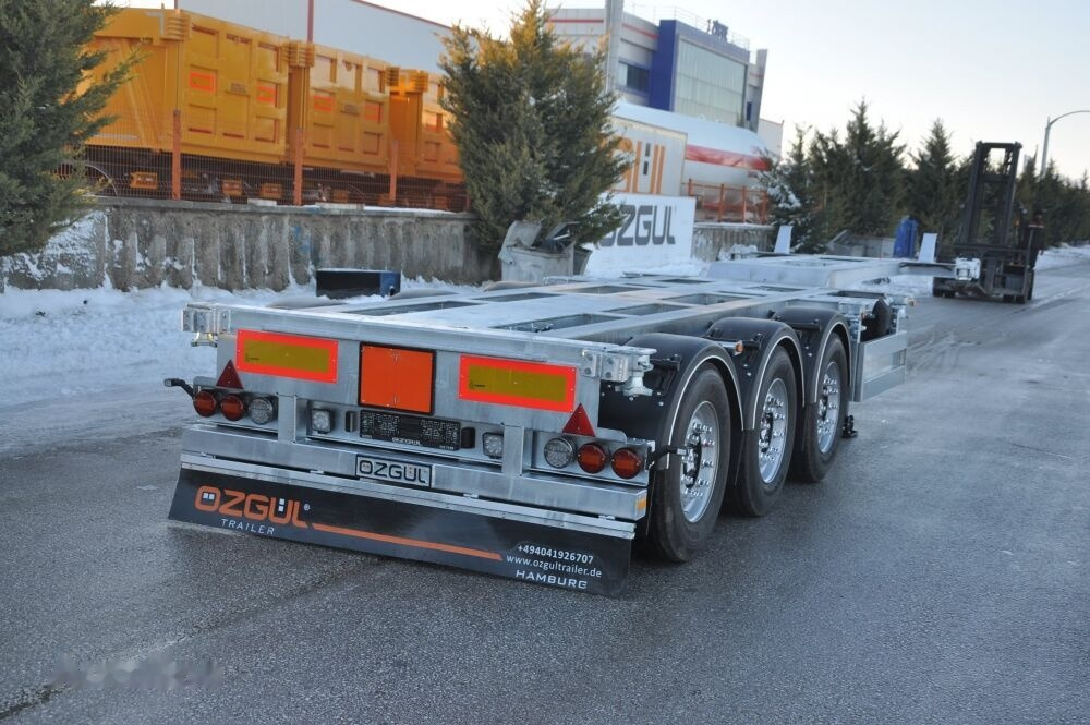 Özgül TELESCOBIC HIGH CUBE CONTAINER CHASSIS - Semireboque transportador de contêineres/ Caixa móvel: foto 1 Özgül TELESCOBIC HIGH CUBE CONTAINER CHASSIS - Semireboque transportador de contêineres/ Caixa móvel: foto 1