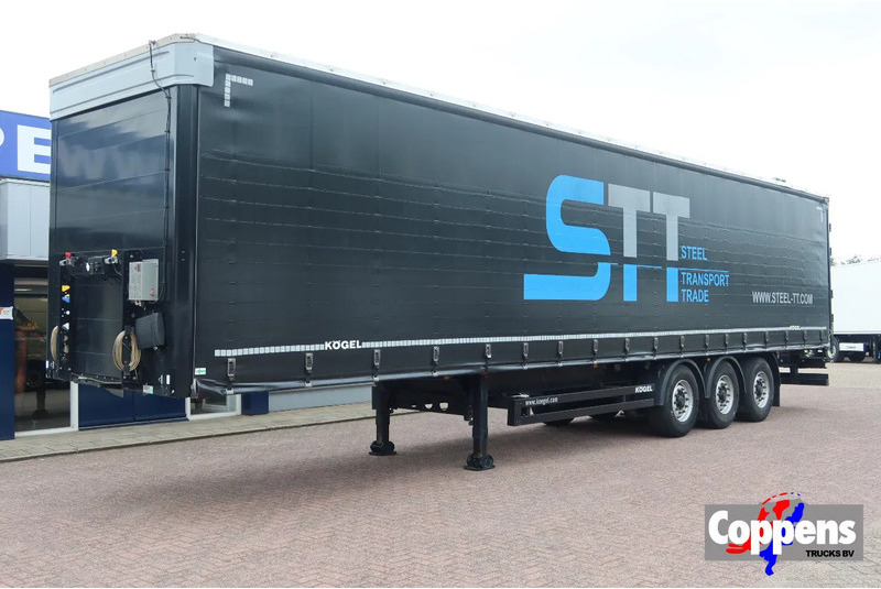 Kögel SN 24 Schuifzeil, Schuifdak, lift as, stuur-as, Rongen gaten + ice killer. - Semi-reboque de lona: foto 1 Kögel SN 24 Schuifzeil, Schuifdak, lift as, stuur-as, Rongen gaten + ice killer. - Semi-reboque de lona: foto 1