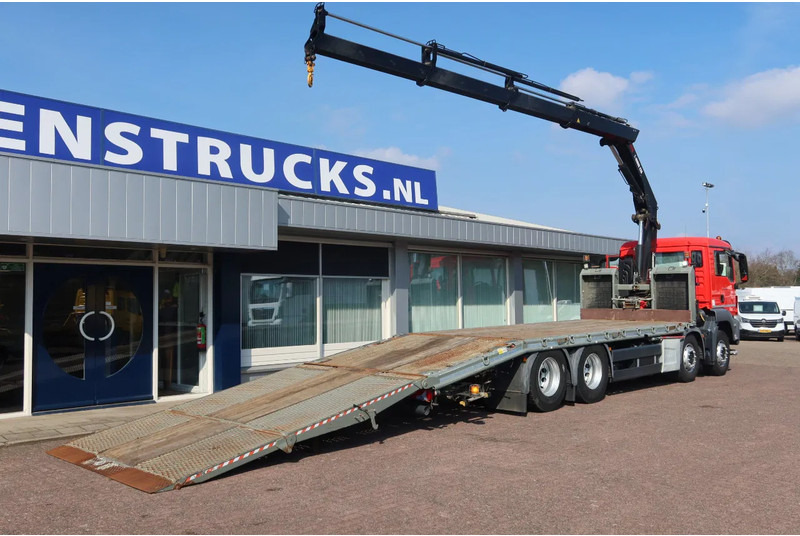 MAN TGS 35.360 8x2 Oprijwagen + HIAB 228 E 3 kraan. Radio grafisch + winch - Caminhão transporte de veículos, Caminhão grua: foto 3 MAN TGS 35.360 8x2 Oprijwagen + HIAB 228 E 3 kraan. Radio grafisch + winch - Caminhão transporte de veículos, Caminhão grua: foto 3
