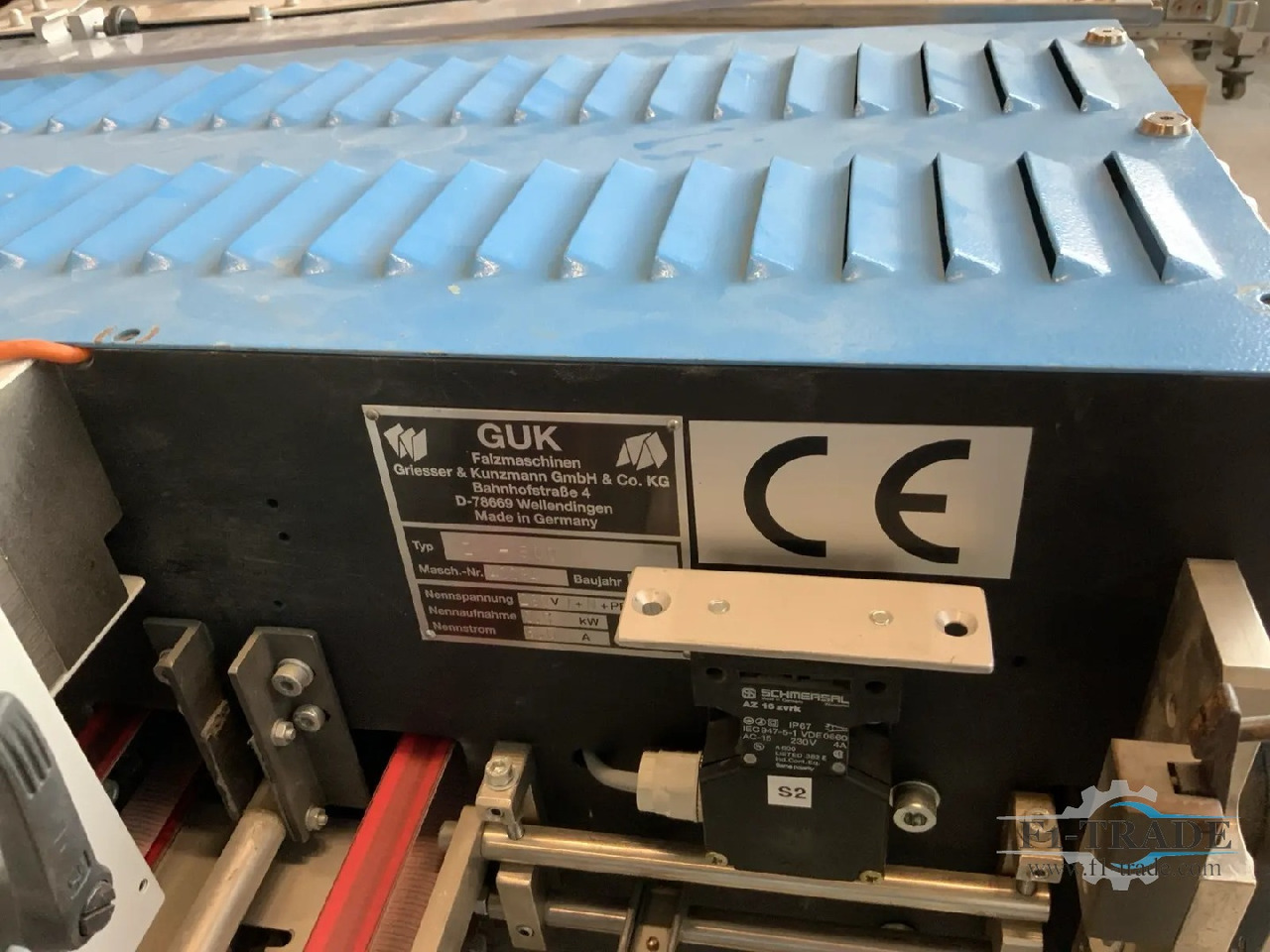 Máquina de dobrar papel GUK ZG 500: foto 6