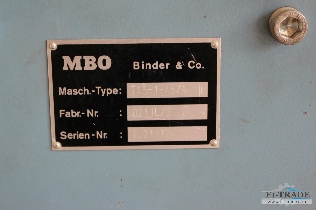 Máquina de dobrar papel MBO T45-4-KB: foto 6