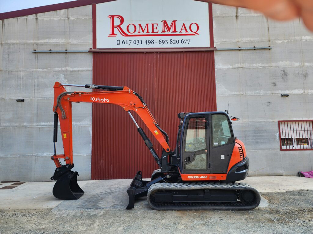 KUBOTA KX080-4A2 - Mini escavadeira: foto 1 KUBOTA KX080-4A2 - Mini escavadeira: foto 1