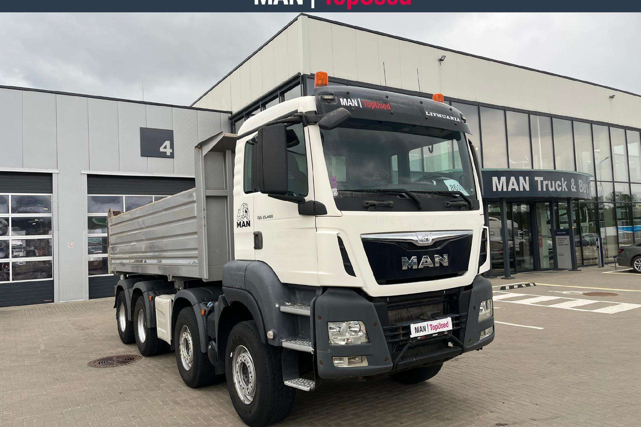 MAN TGS 35.480 8X4 BB Meiller Kipper (8619) - Caminhão basculante: foto 2 MAN TGS 35.480 8X4 BB Meiller Kipper (8619) - Caminhão basculante: foto 2