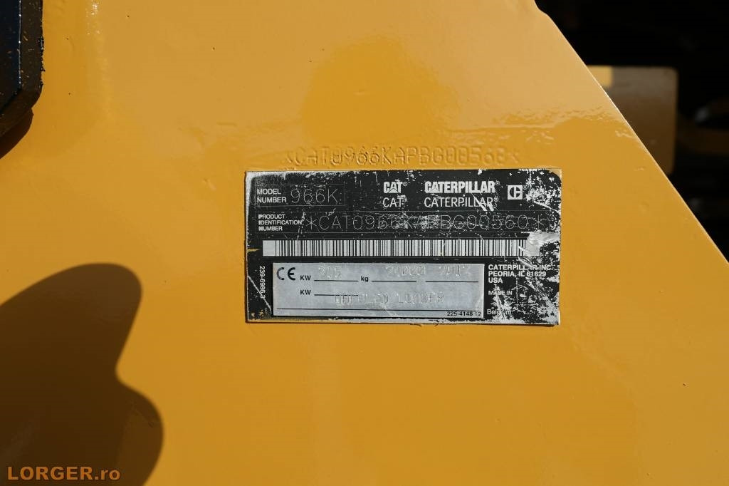 Carregadeira de rodas CAT 966 K: foto 15