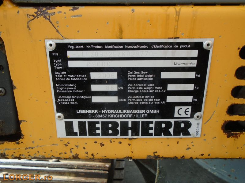 Locação de Liebherr R 900 C  Liebherr R 900 C: foto 12