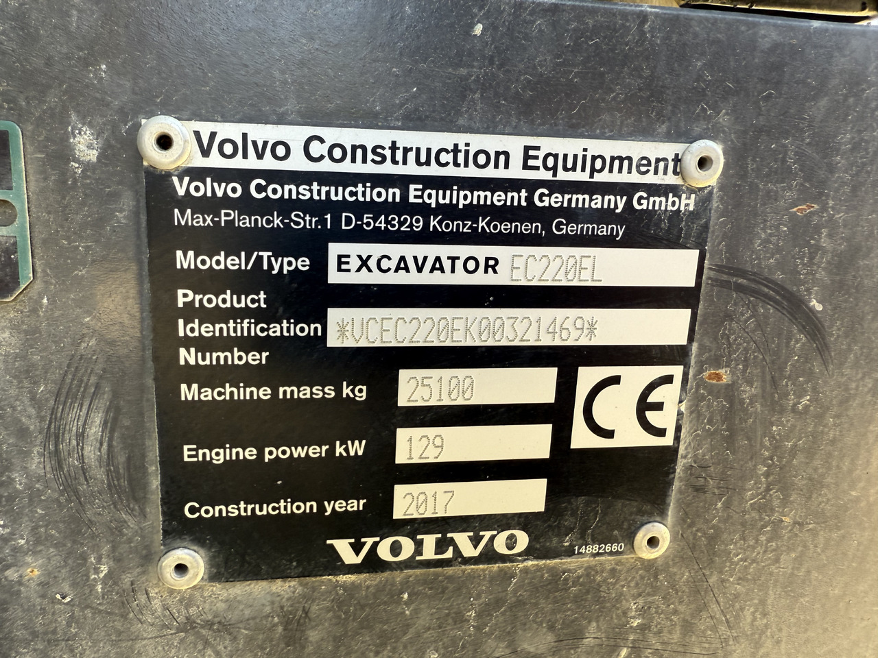 Escavadora de rastos Volvo EC 220 EL: foto 31