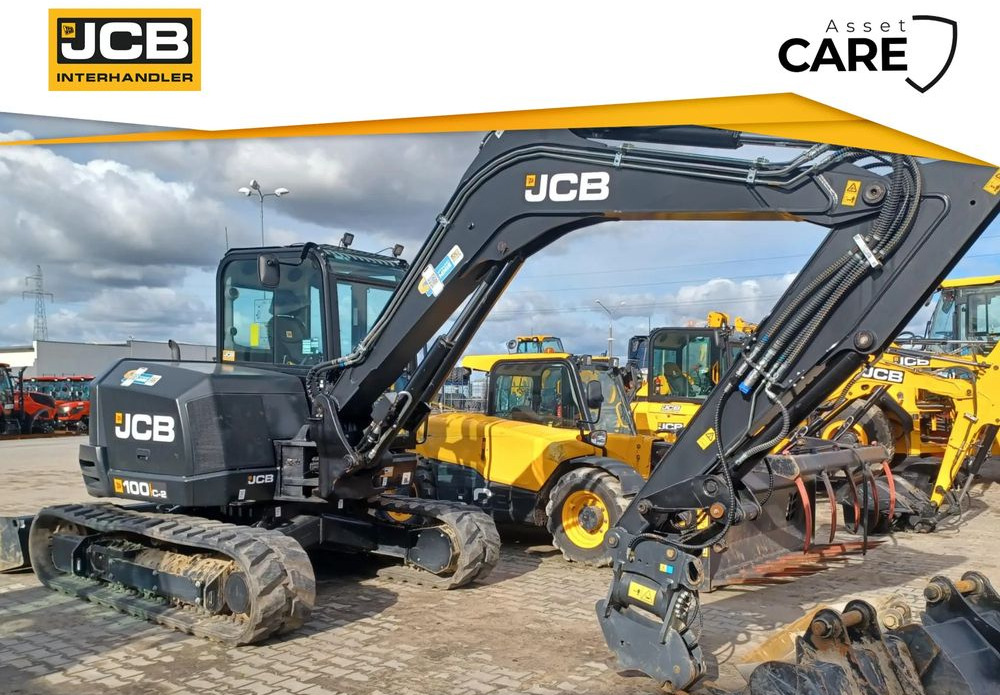 JCB Minikoparka gąsienicowa 100C-2 - Escavadora de rastos: foto 1 JCB Minikoparka gąsienicowa 100C-2 - Escavadora de rastos: foto 1