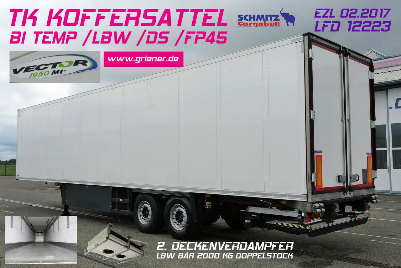 Schmitz Cargobull SKO 18 /BI TEMP / LBW BÄR / FP45 /VECTOR 1950 MT - Semireboque furgão: foto 1 Schmitz Cargobull SKO 18 /BI TEMP / LBW BÄR / FP45 /VECTOR 1950 MT - Semireboque furgão: foto 1