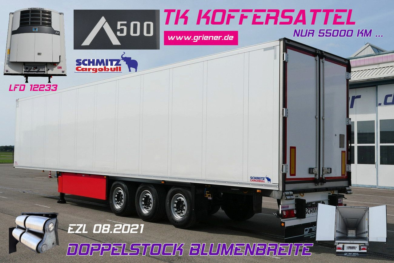 Schmitz Cargobull SKO 24/DOPPELSTOCK BLUMEN TK A500 DRP FP 45 - Semireboque furgão: foto 1 Schmitz Cargobull SKO 24/DOPPELSTOCK BLUMEN TK A500 DRP FP 45 - Semireboque furgão: foto 1