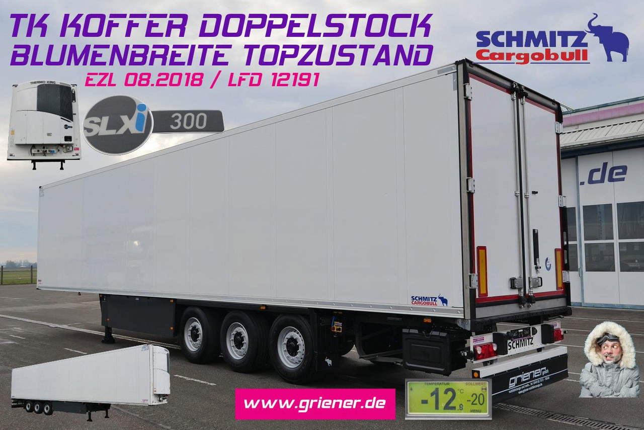 Schmitz Cargobull SKO 24/TK SLXi 300 /DOPPELSTOCK/BLUMEN 383 tsd - Semireboque furgão: foto 1 Schmitz Cargobull SKO 24/TK SLXi 300 /DOPPELSTOCK/BLUMEN 383 tsd - Semireboque furgão: foto 1