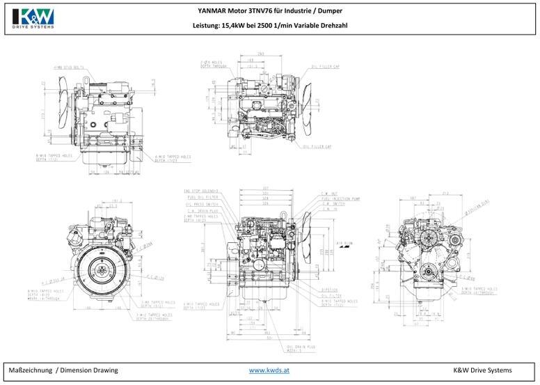 Yanmar Motor 3TNV76 - Motor de Mini escavadeira: foto 5 Yanmar Motor 3TNV76 - Motor de Mini escavadeira: foto 5