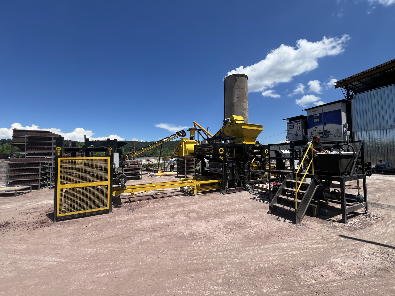 Máquina de fazer bloco Bess Machine PRS-1200 | Automatic Concrete Block Machine: foto 7