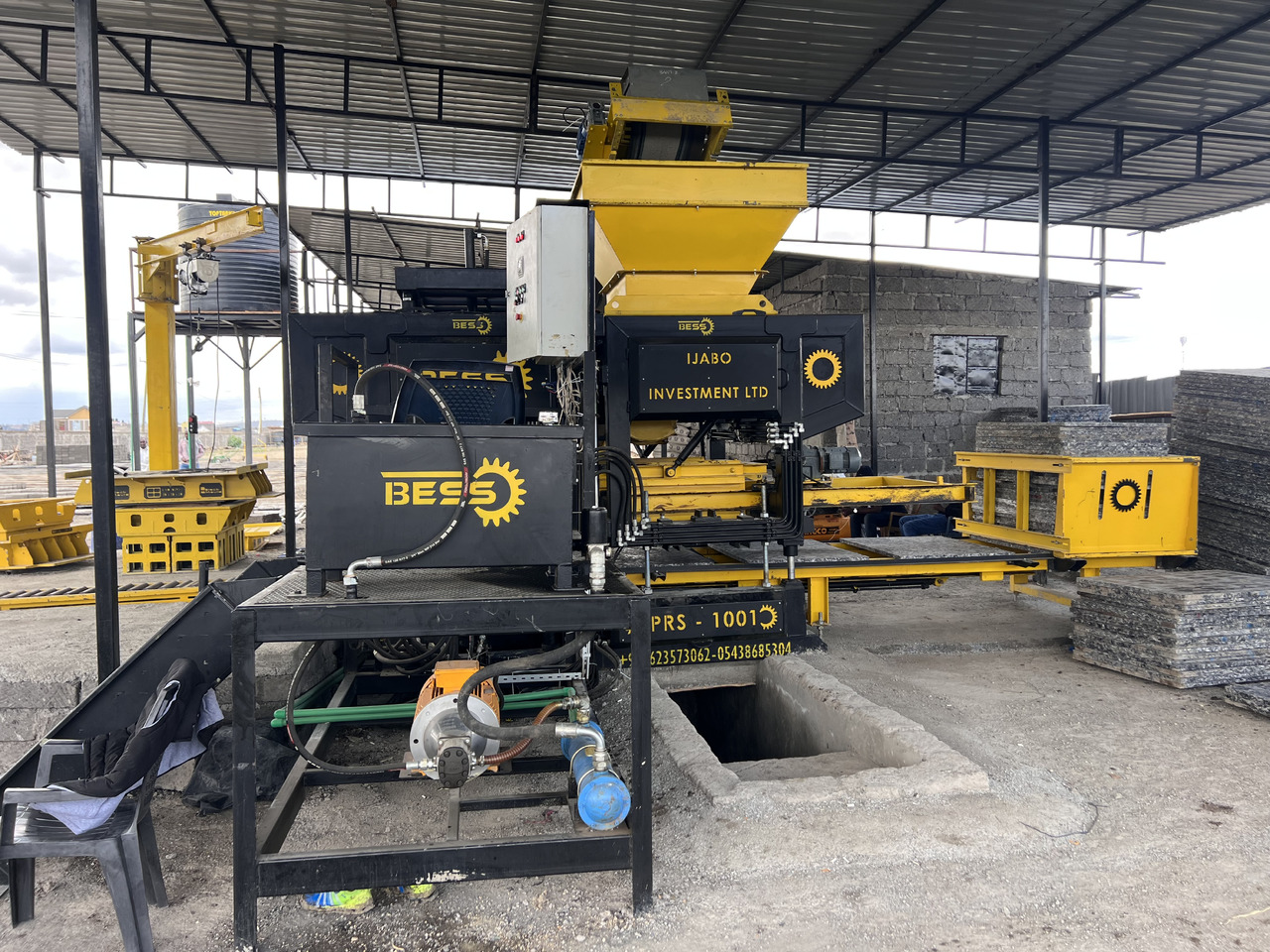 Máquina de fazer bloco PRS-1000 Semi-Automatic Block Making Machine: foto 5