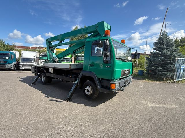 MAN 8.163 Hubarbeitsbühne - Caminhão com plataforma aérea: foto 1 MAN 8.163 Hubarbeitsbühne - Caminhão com plataforma aérea: foto 1