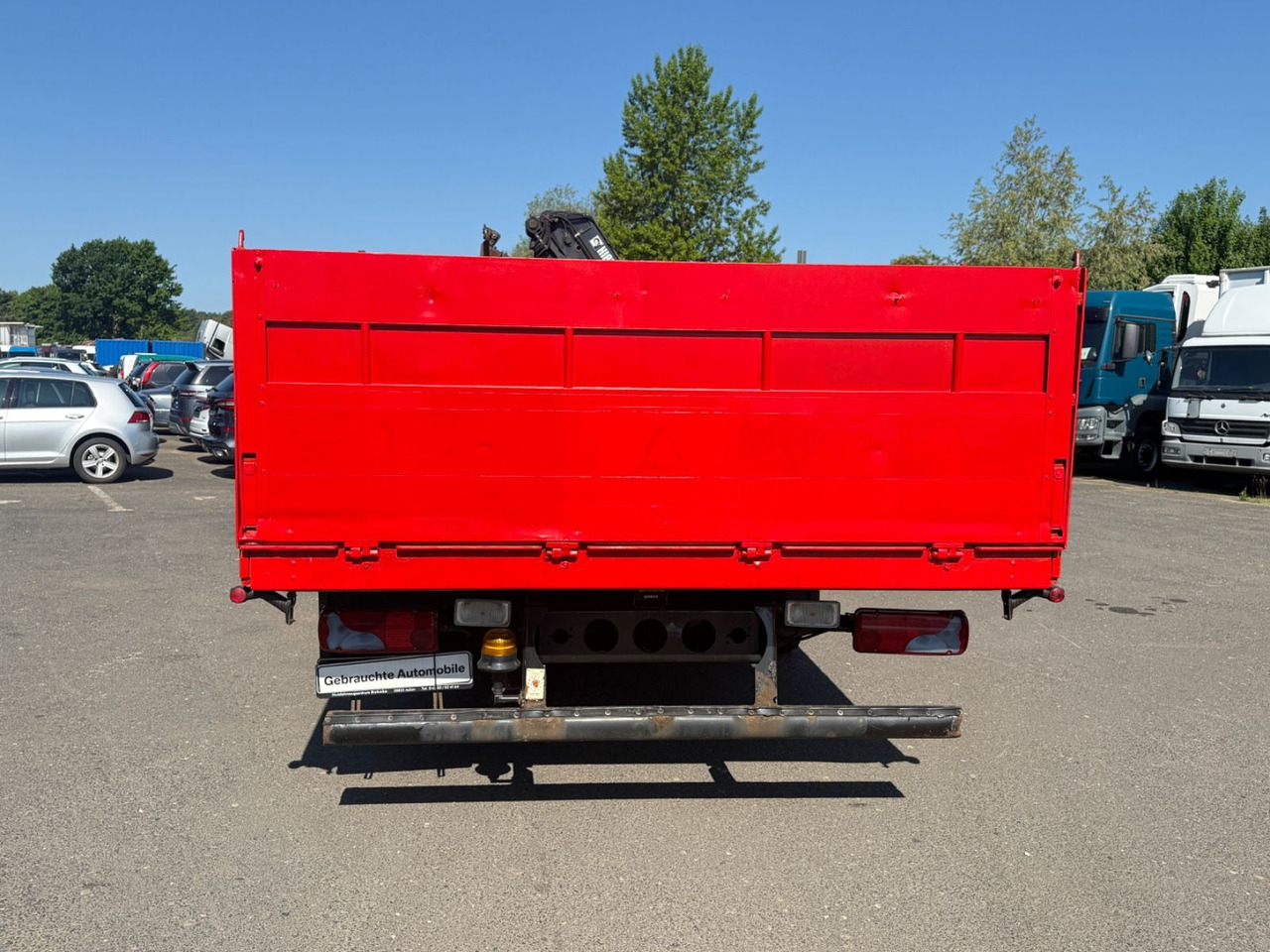 MAN TGL 12.210 mit Kran - Camião de caixa aberta/ Plataforma, Caminhão grua: foto 4 MAN TGL 12.210 mit Kran - Camião de caixa aberta/ Plataforma, Caminhão grua: foto 4