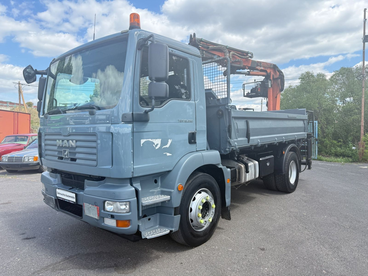 MAN TGM 8.280 Kipper Kran Atlas 85.2 - Caminhão basculante, Caminhão grua: foto 3 MAN TGM 8.280 Kipper Kran Atlas 85.2 - Caminhão basculante, Caminhão grua: foto 3