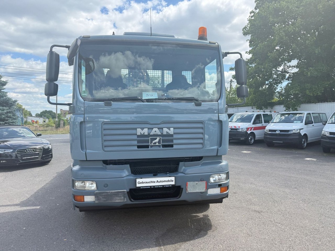 MAN TGM 8.280 Kipper Kran Atlas 85.2 - Caminhão basculante, Caminhão grua: foto 1 MAN TGM 8.280 Kipper Kran Atlas 85.2 - Caminhão basculante, Caminhão grua: foto 1