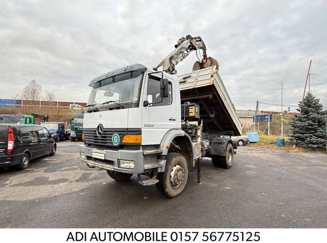 Mercedes-Benz Atego 1828 4x4 Kipper-Kran Atlas - Caminhão basculante, Caminhão grua: foto 1 Mercedes-Benz Atego 1828 4x4 Kipper-Kran Atlas - Caminhão basculante, Caminhão grua: foto 1