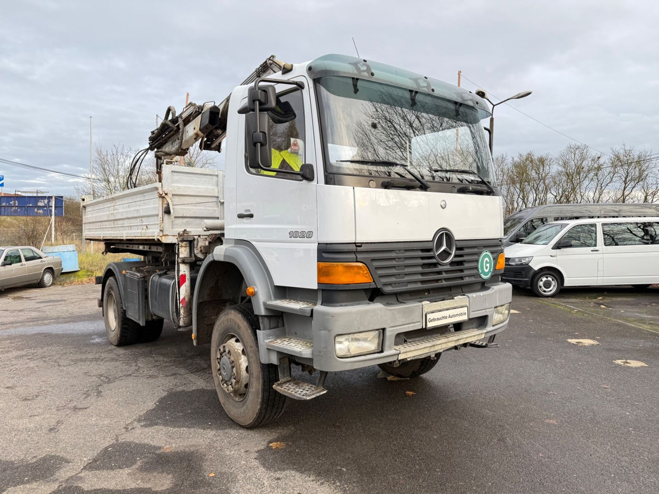 Mercedes-Benz Atego 1828 4x4 Kipper-Kran Atlas - Caminhão basculante, Caminhão grua: foto 3 Mercedes-Benz Atego 1828 4x4 Kipper-Kran Atlas - Caminhão basculante, Caminhão grua: foto 3
