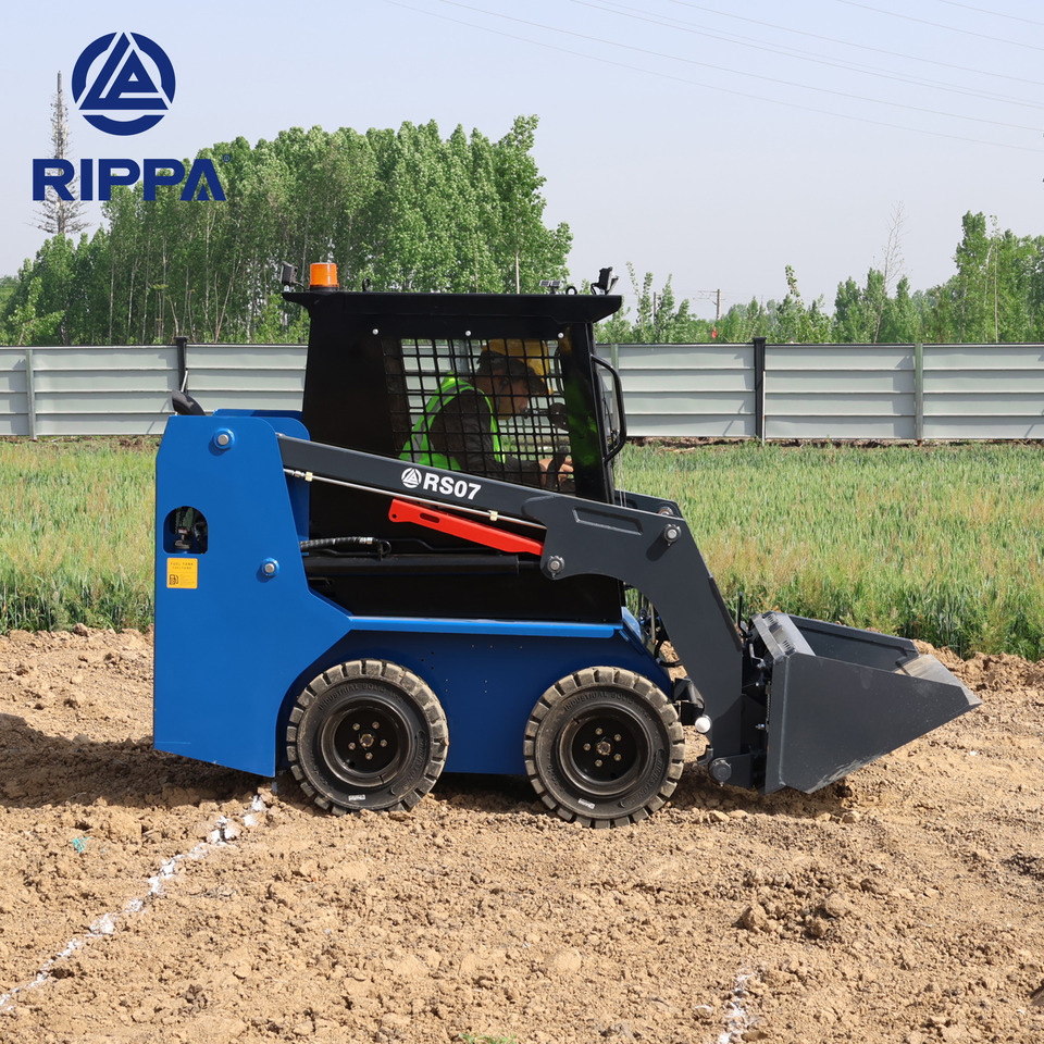 Rippa RS07 Compact Loader | 24.4hp Kubota Power | High Flow Dual Pump | Comfortable A/C Cabin - Mini carregadeira: foto 4 Rippa RS07 Compact Loader | 24.4hp Kubota Power | High Flow Dual Pump | Comfortable A/C Cabin - Mini carregadeira: foto 4