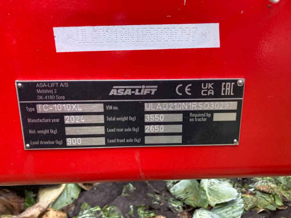 ASA-Lift TC-1010XL - Máquina de vindimar: foto 2 ASA-Lift TC-1010XL - Máquina de vindimar: foto 2