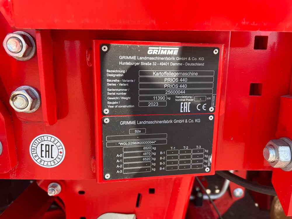 Locação de Grimme PRIOS 440 Grimme PRIOS 440: foto 22